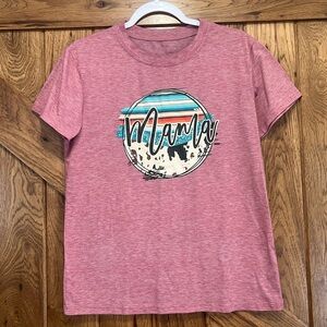 Pink mama  Graphic T-Shirt size small